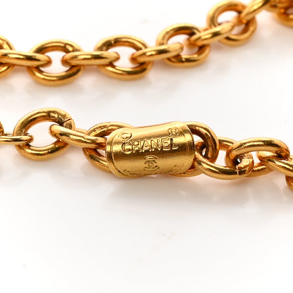 Chanel Metal Chain CC Medallion Belt Gold 3 of 6
