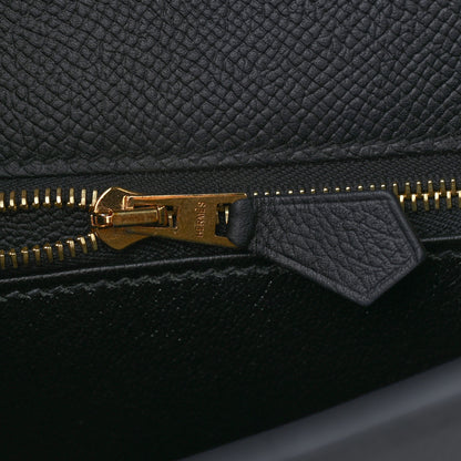 Hermes Epsom Kelly Sellier 25 Black 27 of 36