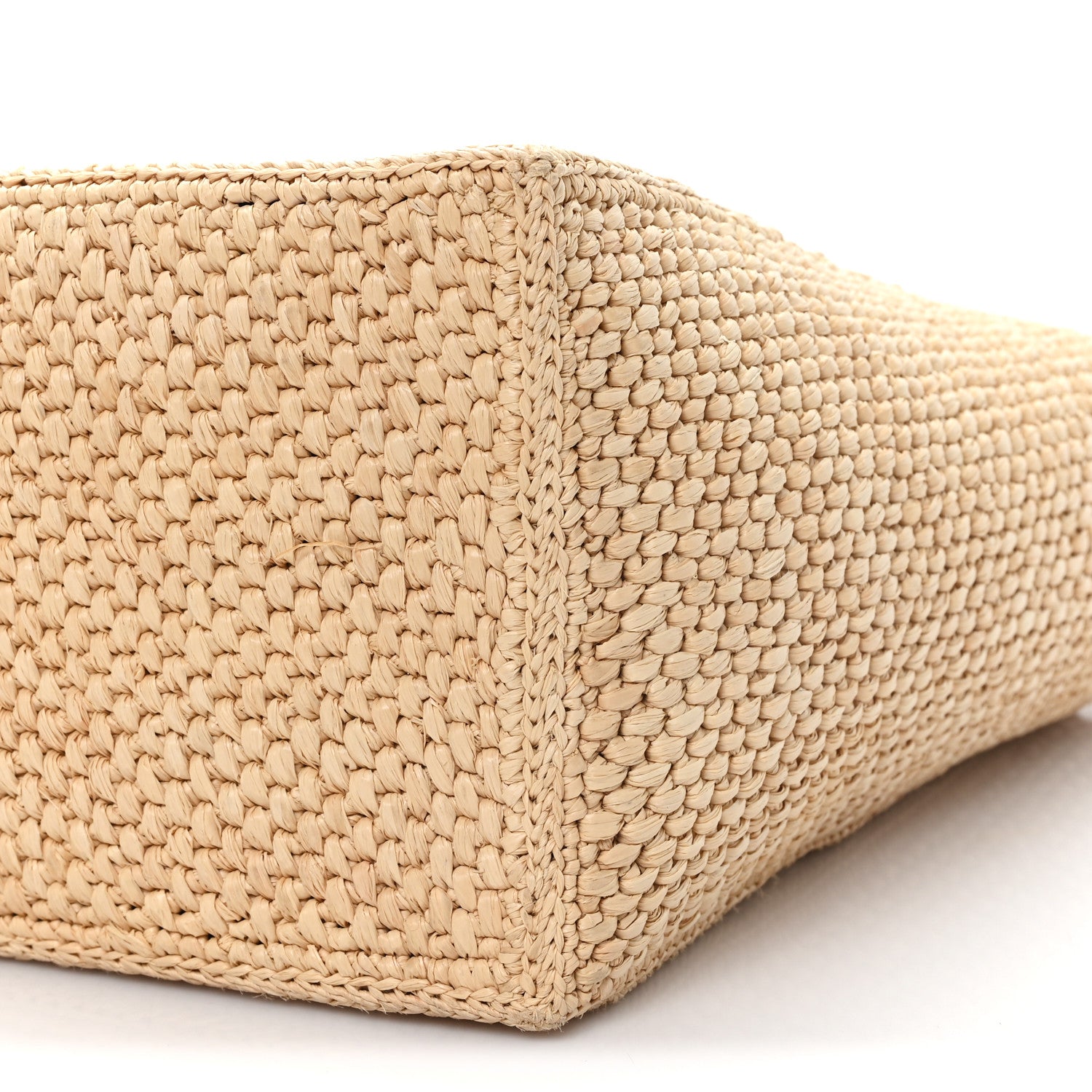 Loewe X PAULA'S IBIZA Raffia Medium  Font Tote Natural Tan 9 of 10
