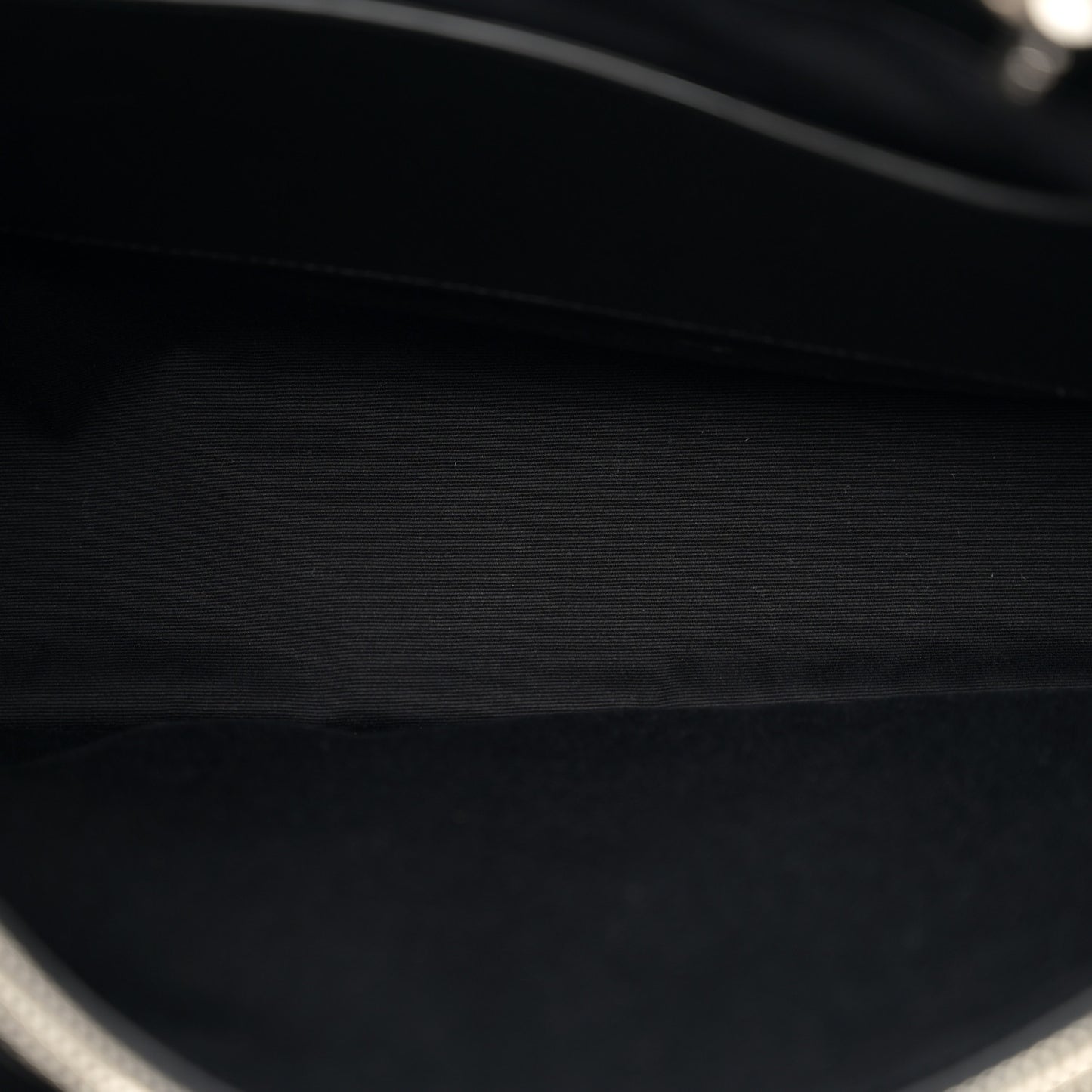 Calfskin Y Quilted Monogram Large Loulou Shopper Black