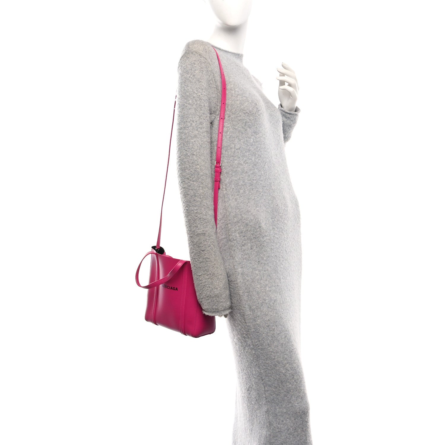 Balenciaga Calfskin XXS Everyday Tote Neon Pink 2 of 9