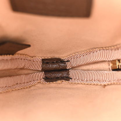 Gucci GG Supreme Monogram Web Ophidia Utility Belt Bag 75 30 Beige Ebony New Acero 7 of 11