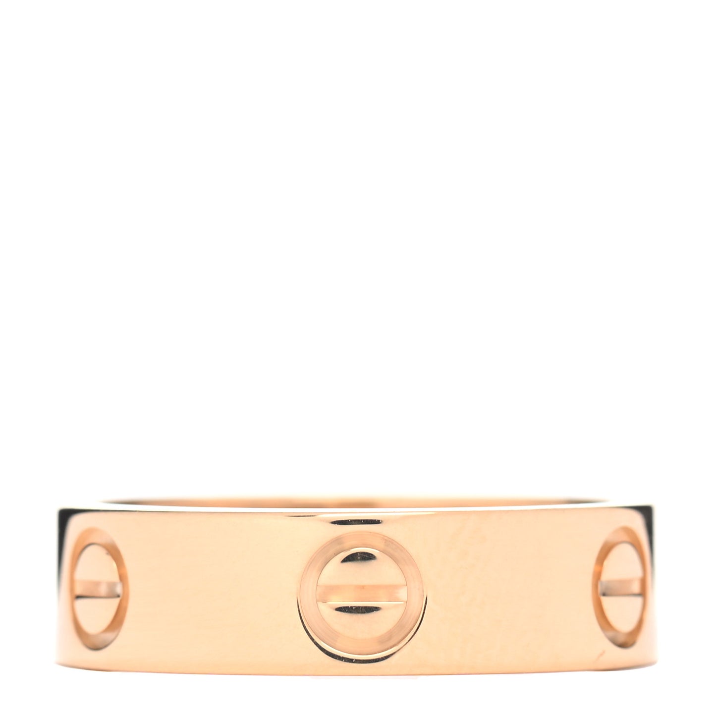 18K Yellow Gold 5.5mm LOVE Ring 55 7.25