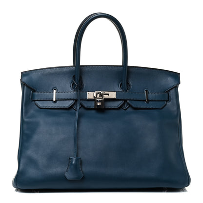 Hermes Swift Birkin 35 Bleu De Prusse 2 of 8