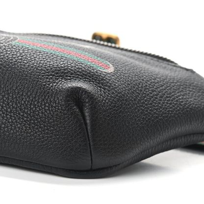 Gucci Grained Calfskin Small Logo Belt Bag Black 8 of 8