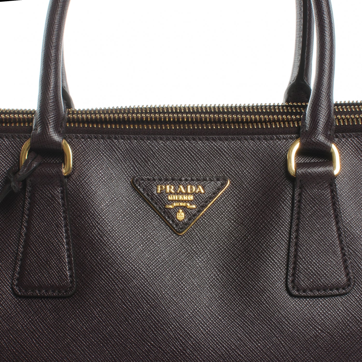 Prada Saffiano Lux Tote Bordeaux 3 of 8