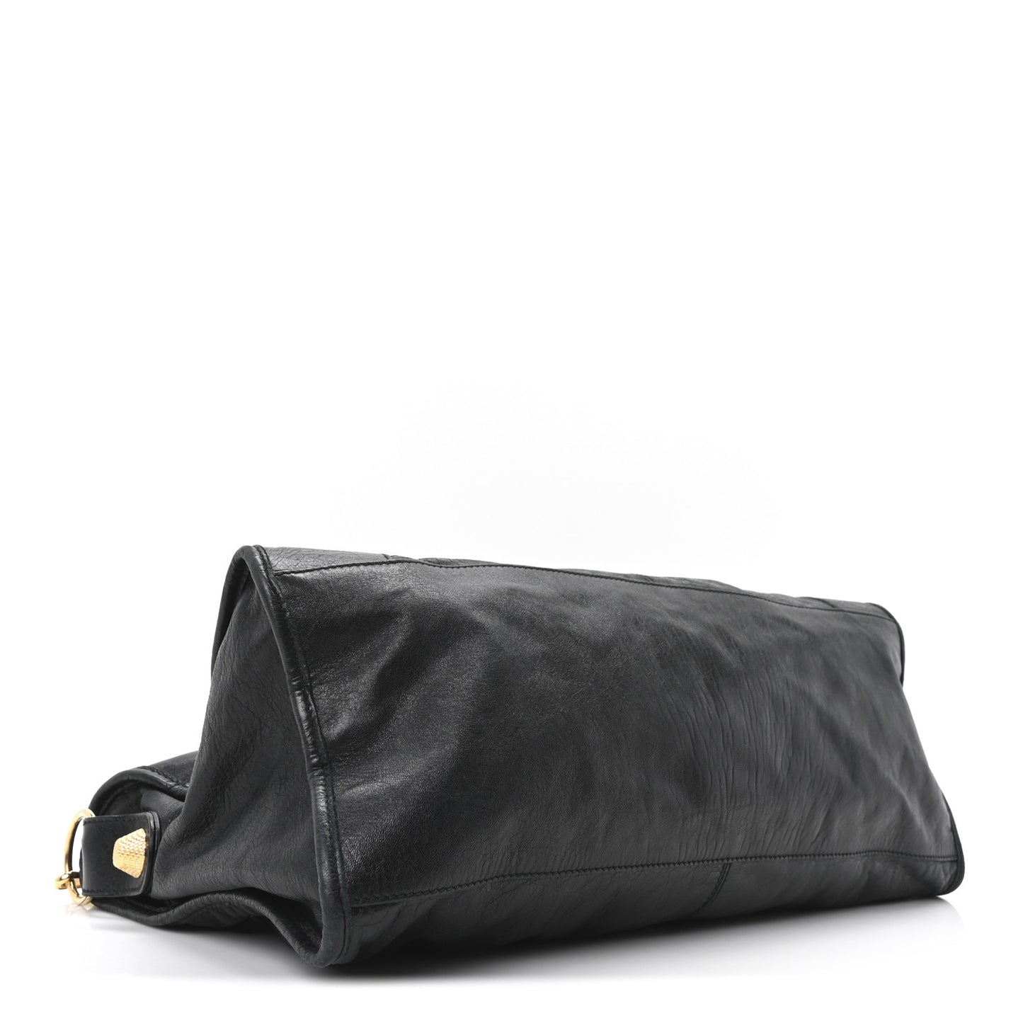 Agneau Giant 12 Gold Hardware Part Time Black