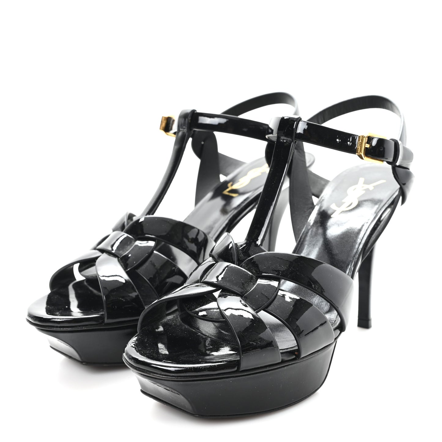 Patent Tribute 75 Platform Sandals 37 Black