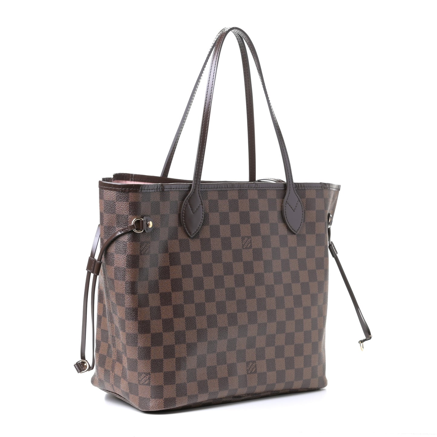 Damier Ebene Neo Neverfull MM Rose Ballerine