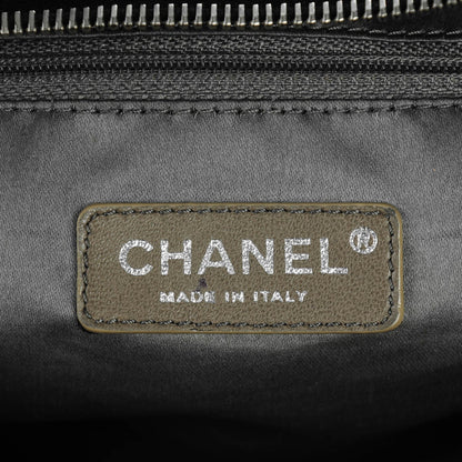 Chanel Lambskin Quilted East West Sharpei Tote Black 8 of 8