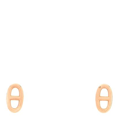 Hermes 18K Rose Gold TPM Farandole Stud Earrings 1 of 5