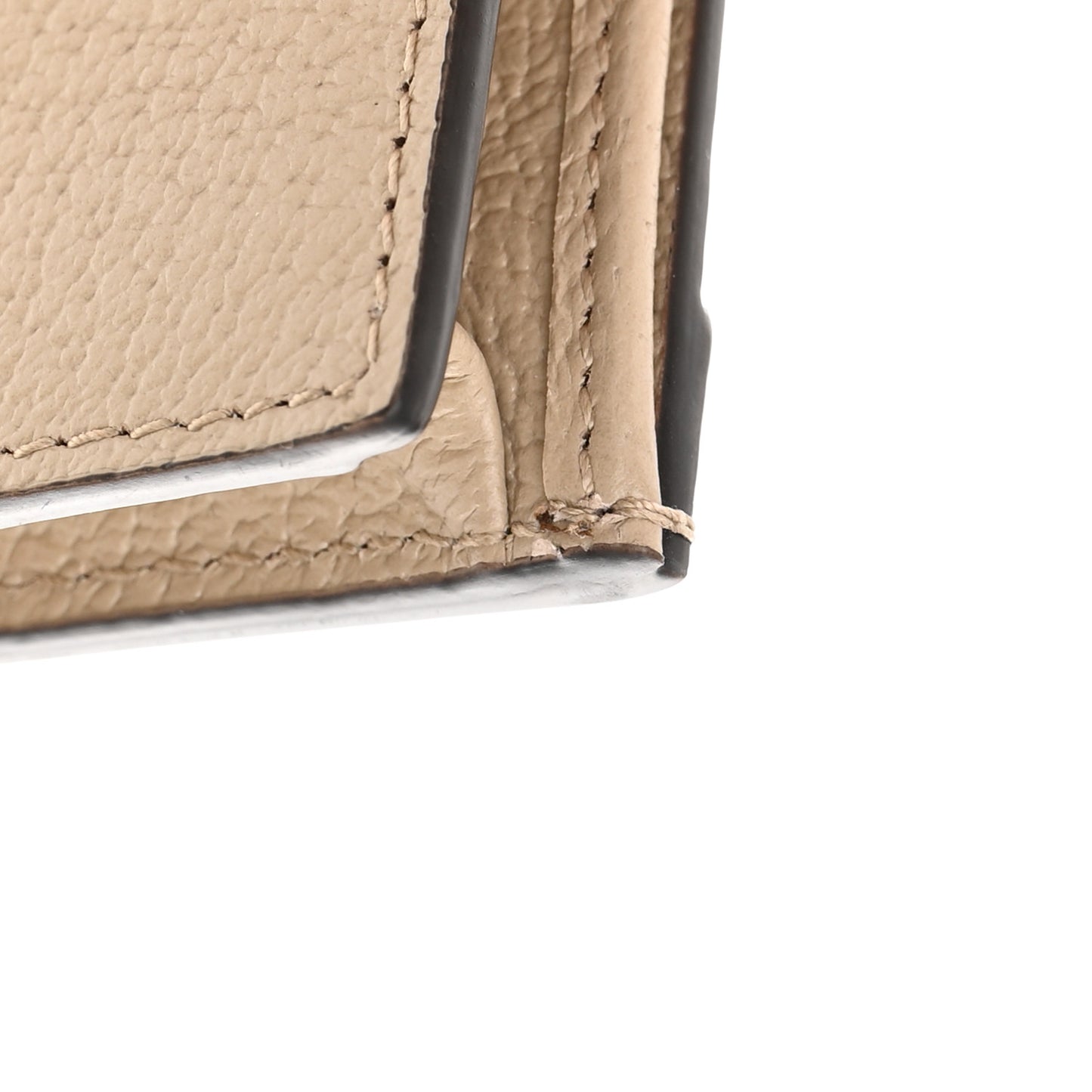 GG Supreme Monogram Textured Dollar Calfskin Web Ophidia Card Case Beige Mystic White Oatmeal