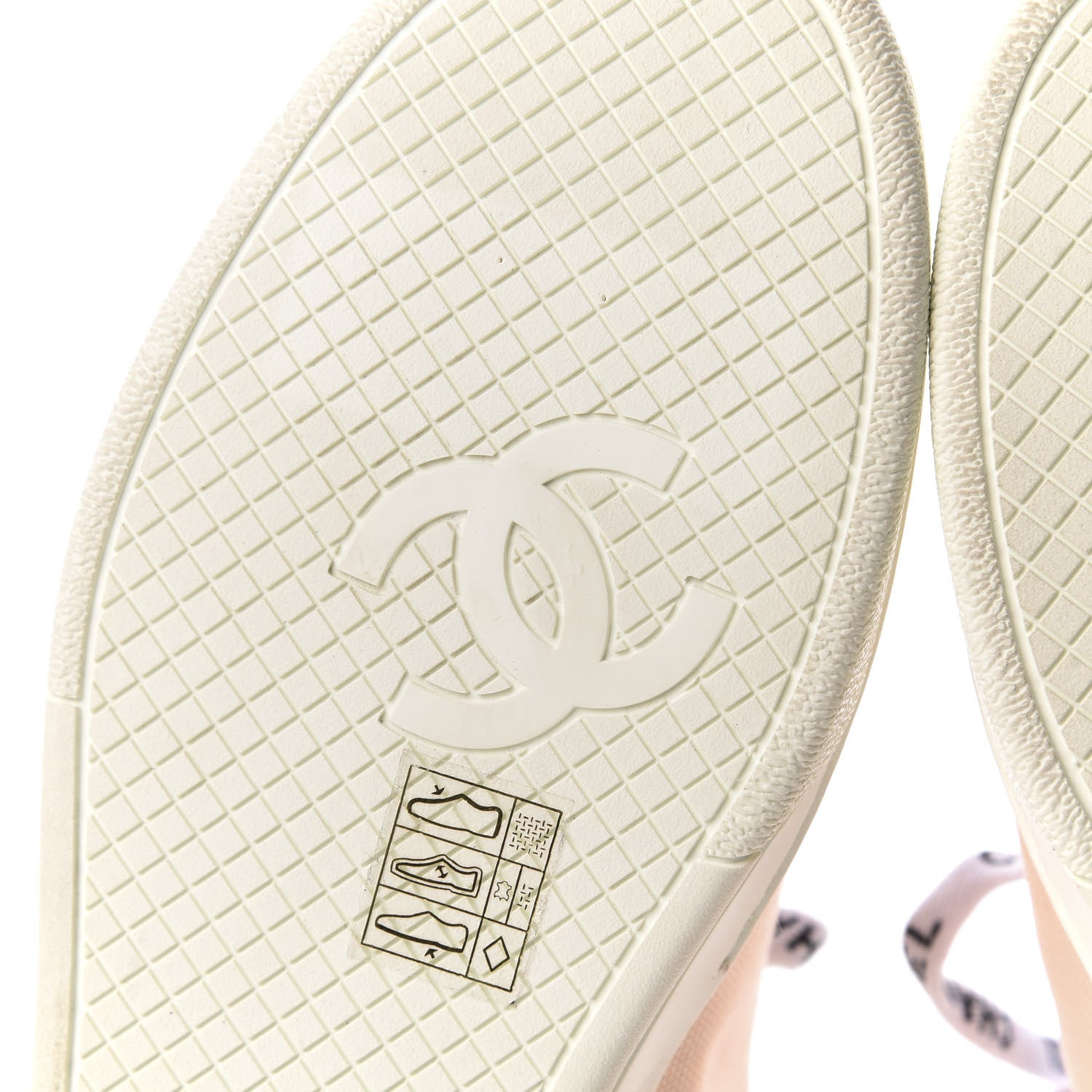 Chanel Canvas Womens Sneakers 36.5 Light Pink 7 of 8