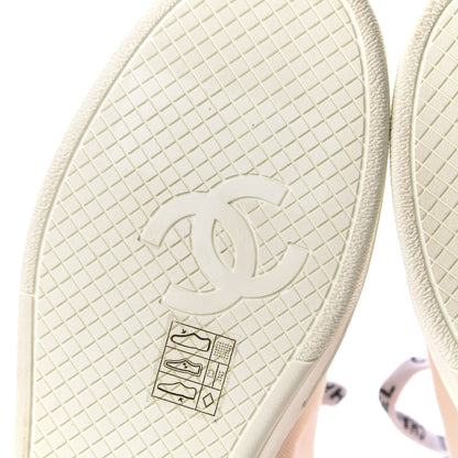 Chanel Canvas Womens Sneakers 36.5 Light Pink 7 of 8
