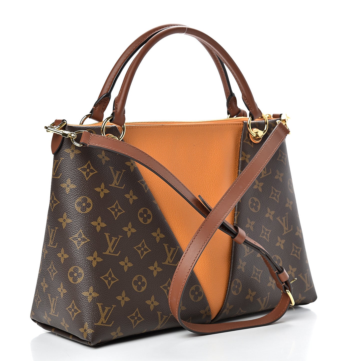 Monogram V Tote MM Safran