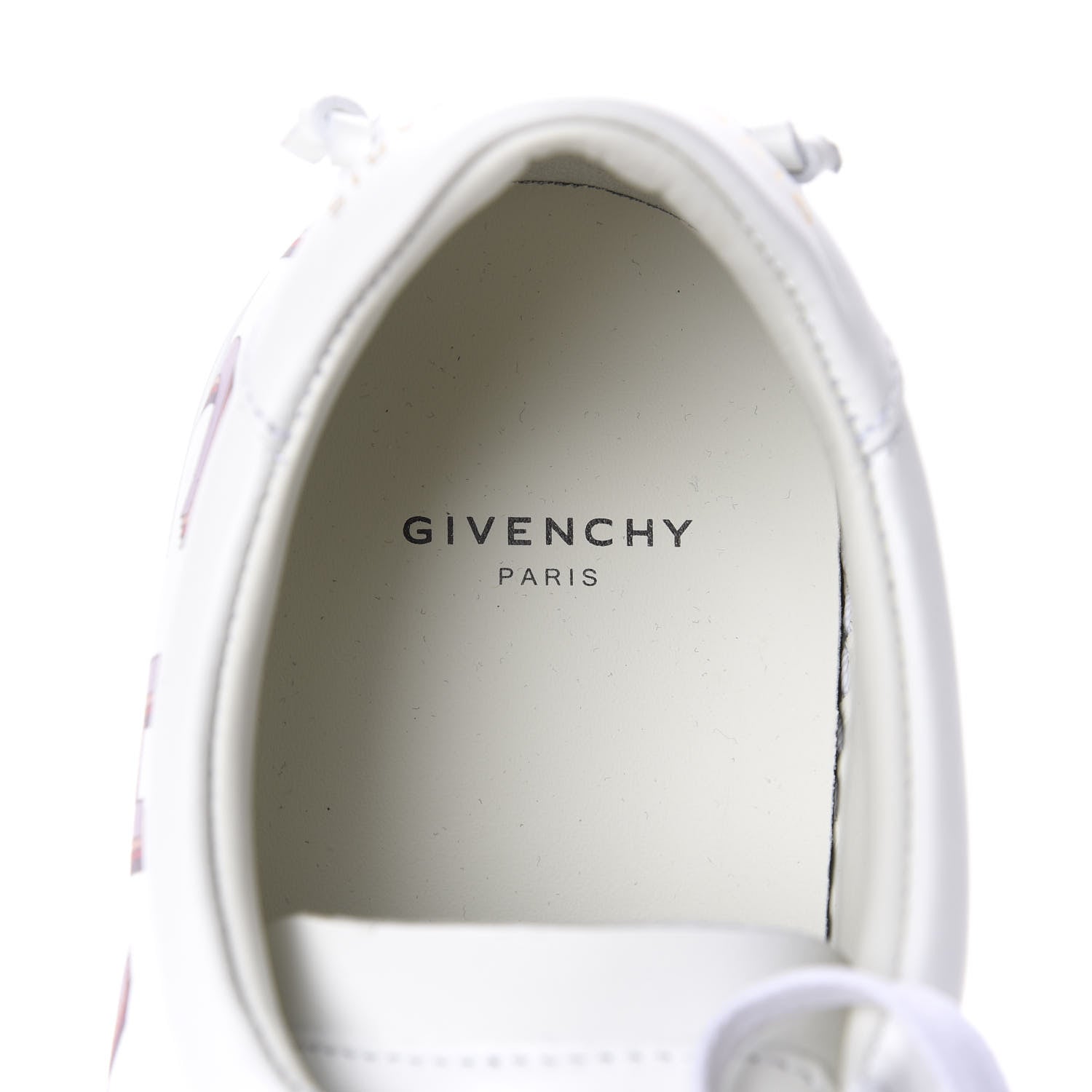 Givenchy Calfskin Logo Womens Urban Street Sneakers 38 White Red 7 of 12