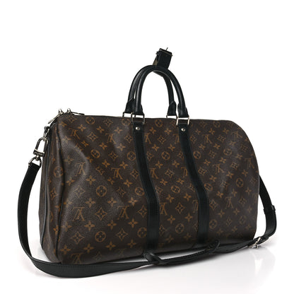 Louis Vuitton Monogram Macassar Keepall Bandouliere 45 2 of 8
