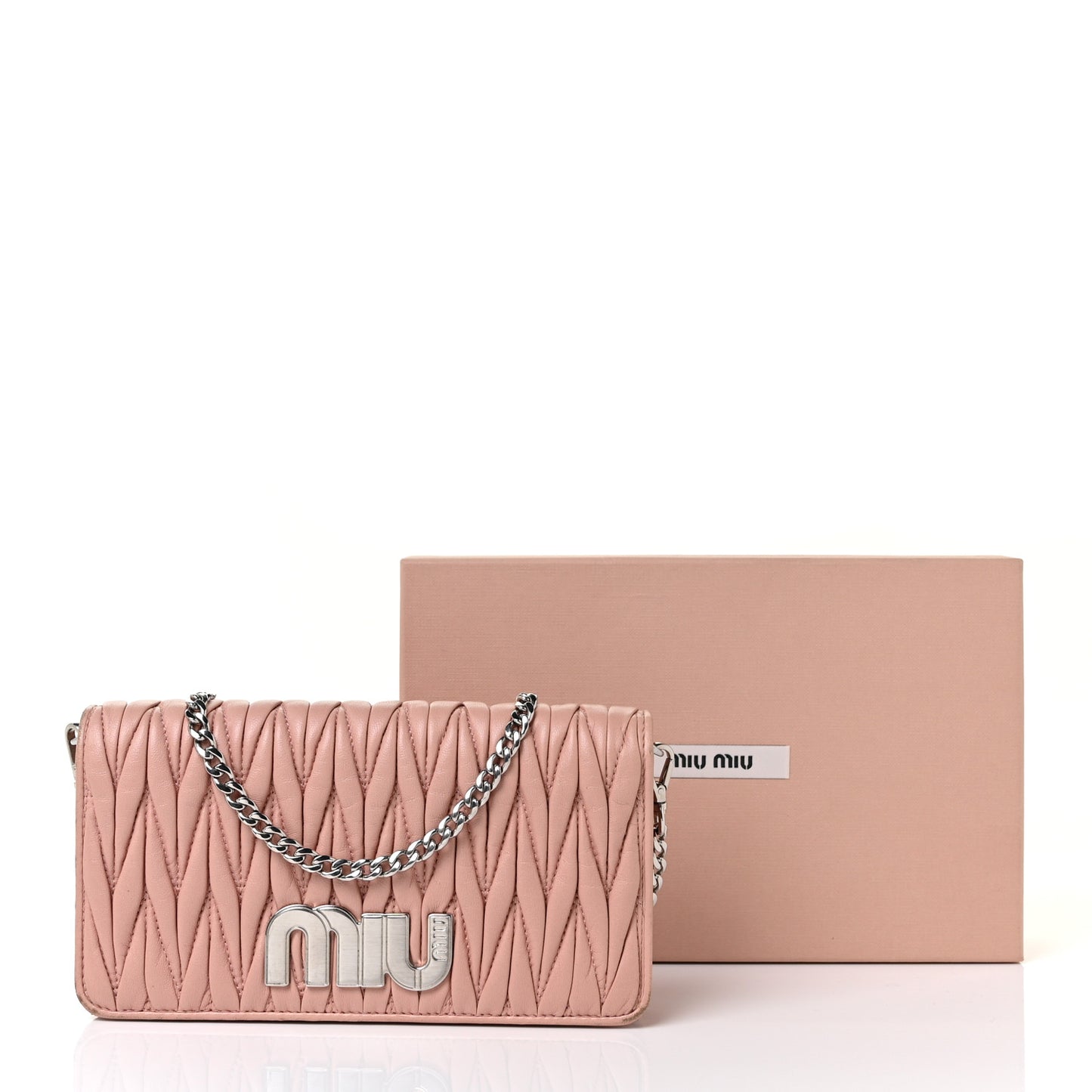 Nappa Matelasse Wallet On Chain Orchidea