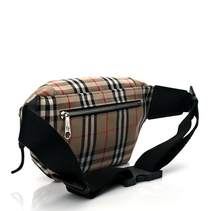 Burberry Nylon Vintage Check Medium Sonny Bum Bag Archive Beige Black 3 of 10