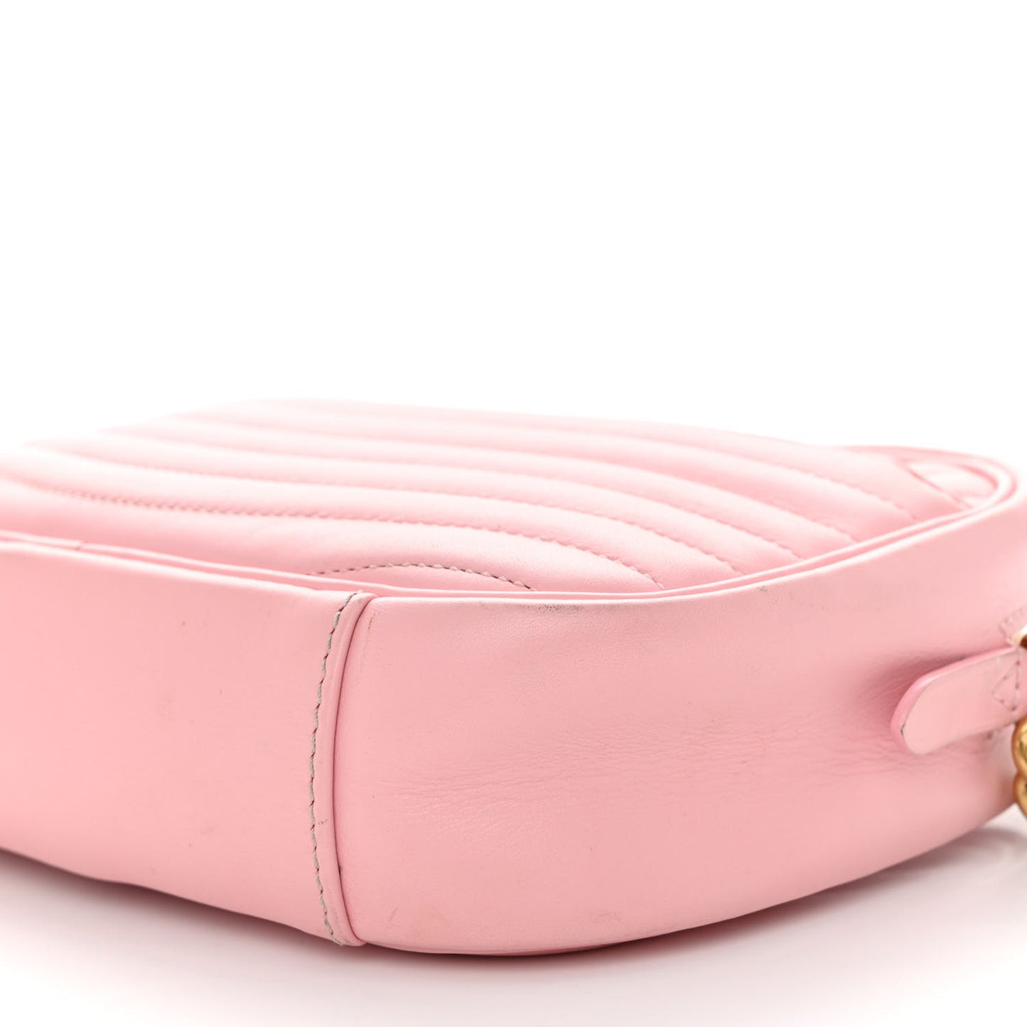 Calfskin New Wave Camera Bag Smoothie Pink