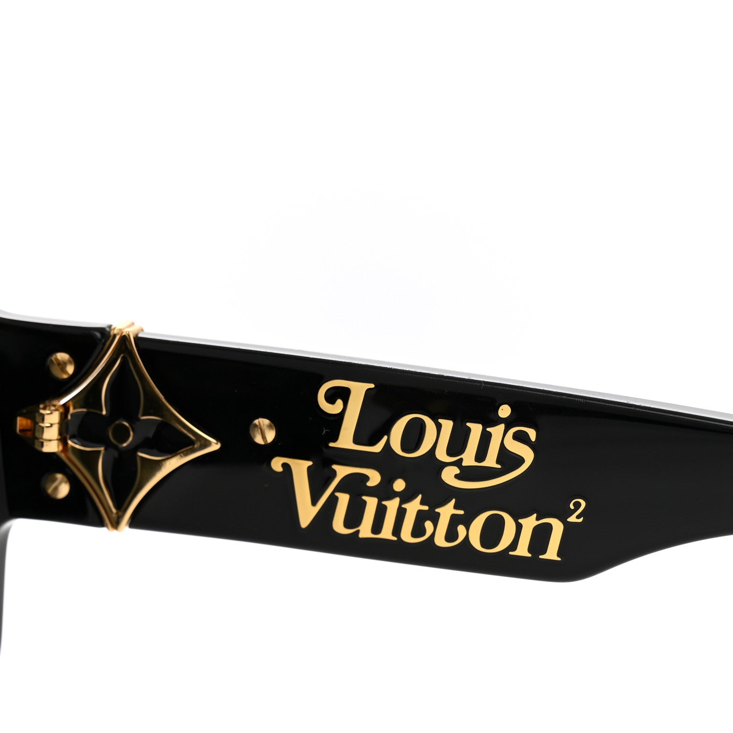 Louis Vuitton Acetate LV Flower Sunglasses Z1360W Black 5 of 7