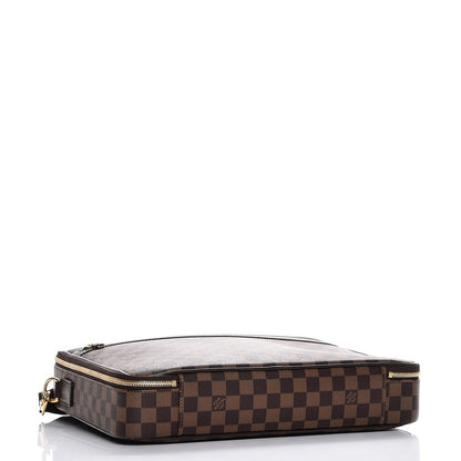 Louis Vuitton Damier Ebene Porte Ordinateur Sabana NM Computer Case 4 of 7
