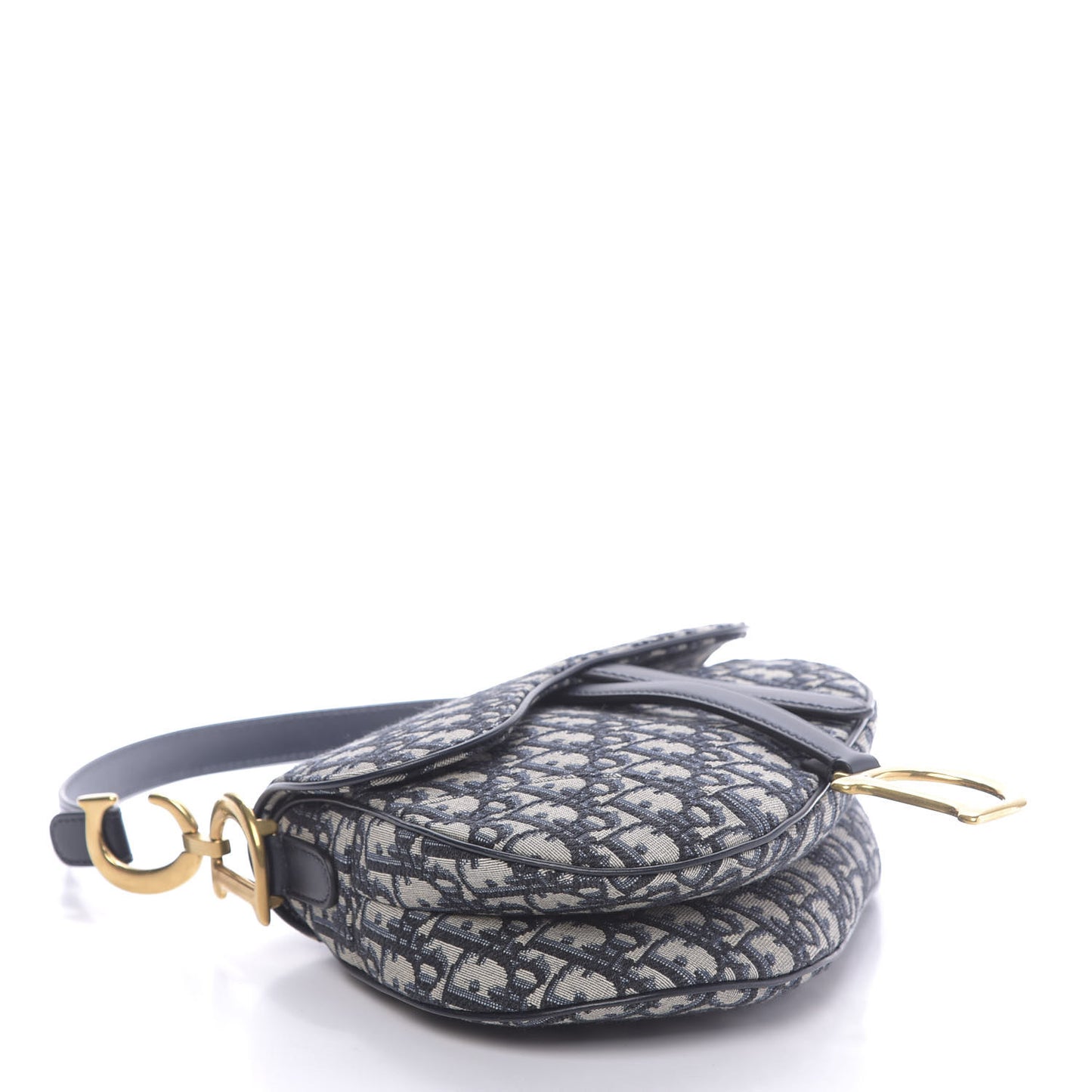 Oblique Saddle Bag Blue
