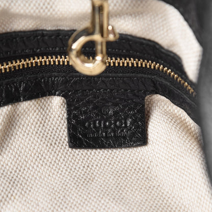 Gucci Pebbled Calfskin Large Soho Chain Shoulder Bag Black 6 of 7