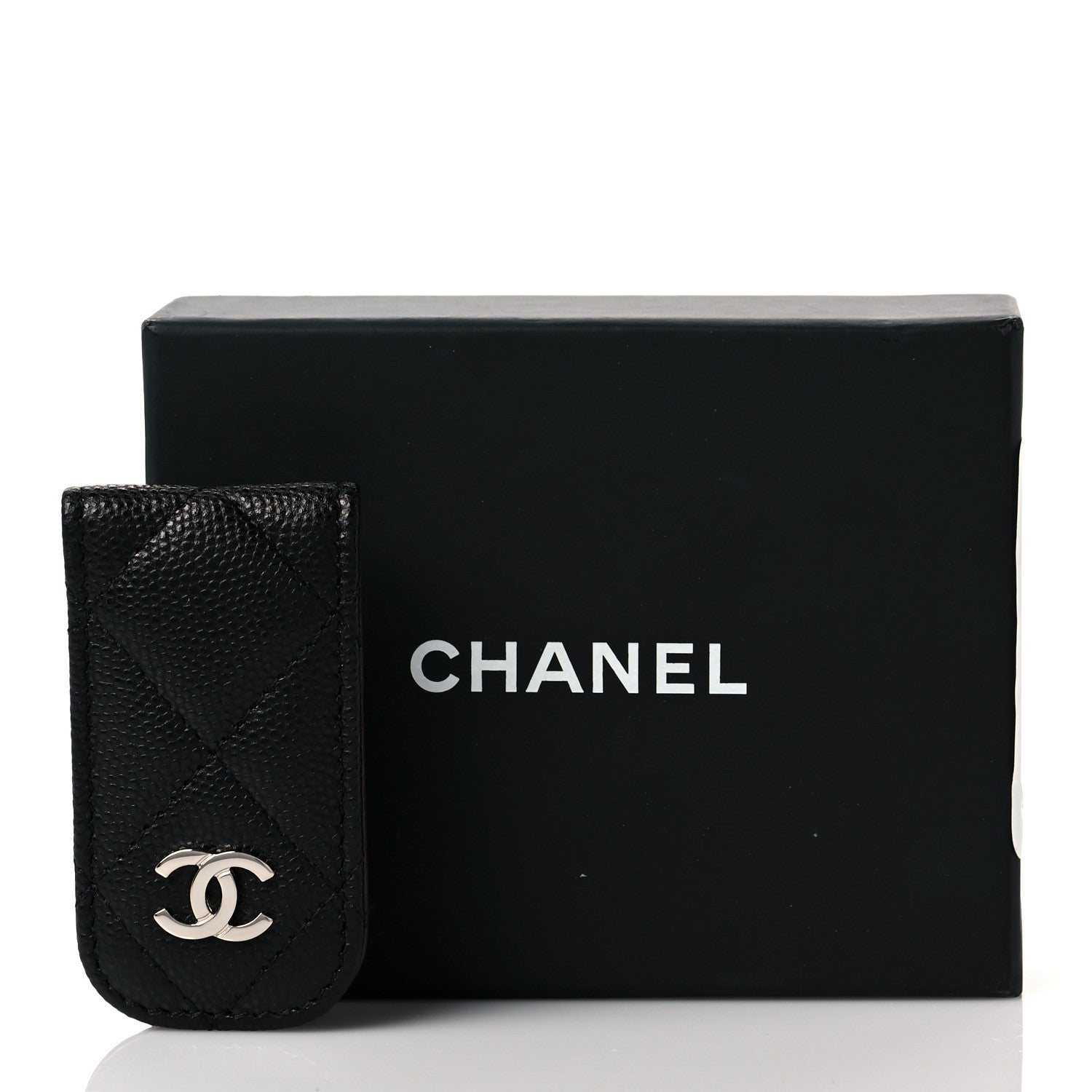 Chanel Caviar Quilted Money Clip Black 9 of 9