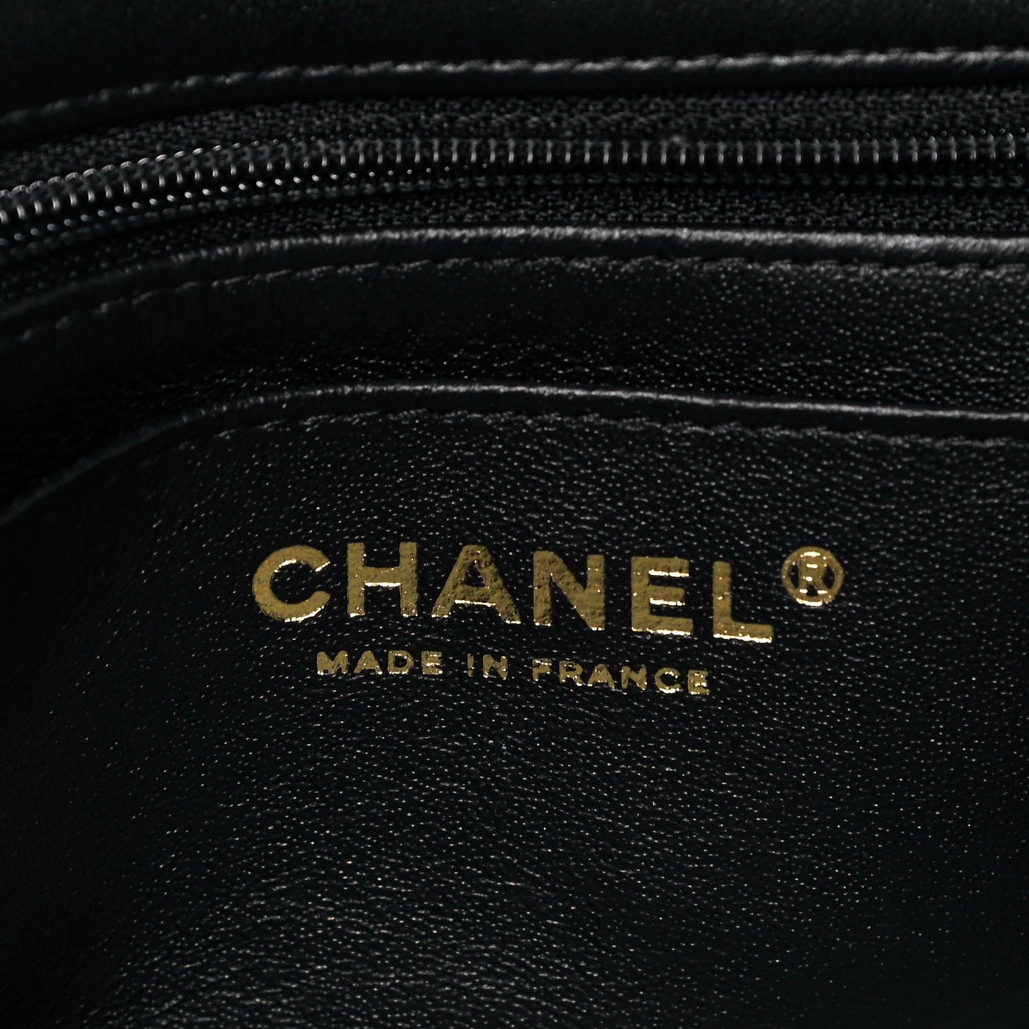 Chanel Lambskin Quilted Mini Top Handle Rectangular Flap Black 6 of 9