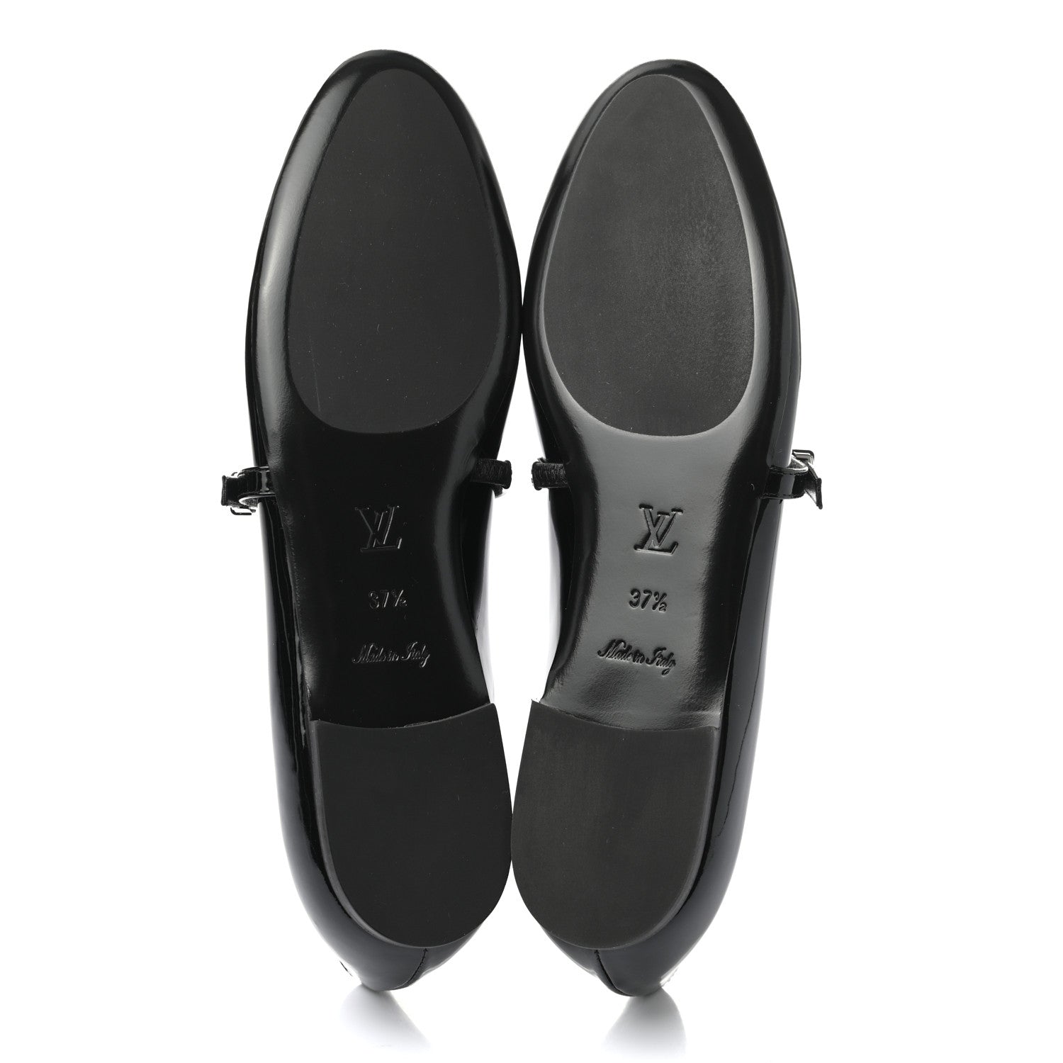 Louis Vuitton Patent Uniformes Ballet Flats 37.5 Black 7 of 7