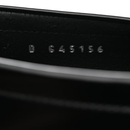 Chanel Calfskin Metal CC Loafers 40.5 Black 7 of 9