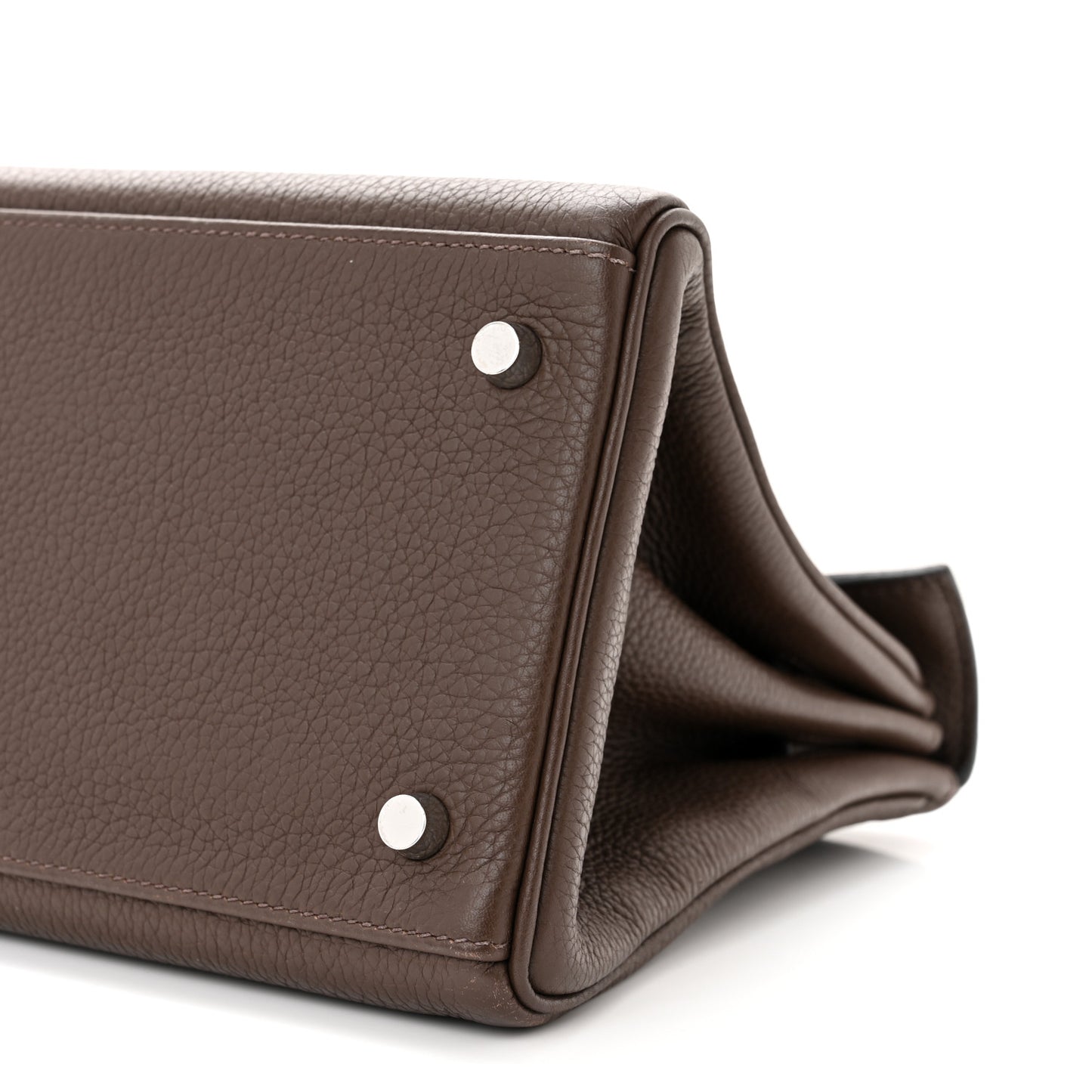 Taurillon Clemence Shoulder Kelly 40 Cafe