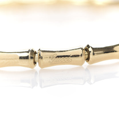 Gucci 18K Yellow Gold Small Bamboo Spring Bracelet 17 6 of 7