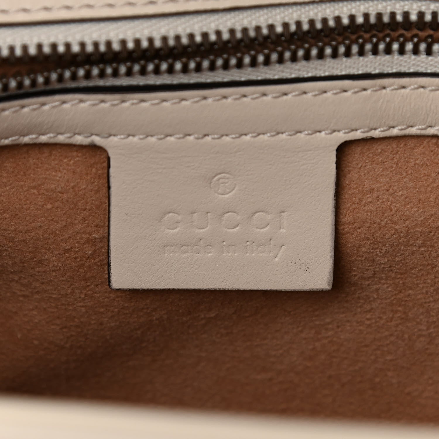 Gucci Calfskin Matelasse Small GG Marmont Shoulder Bag White 6 of 11