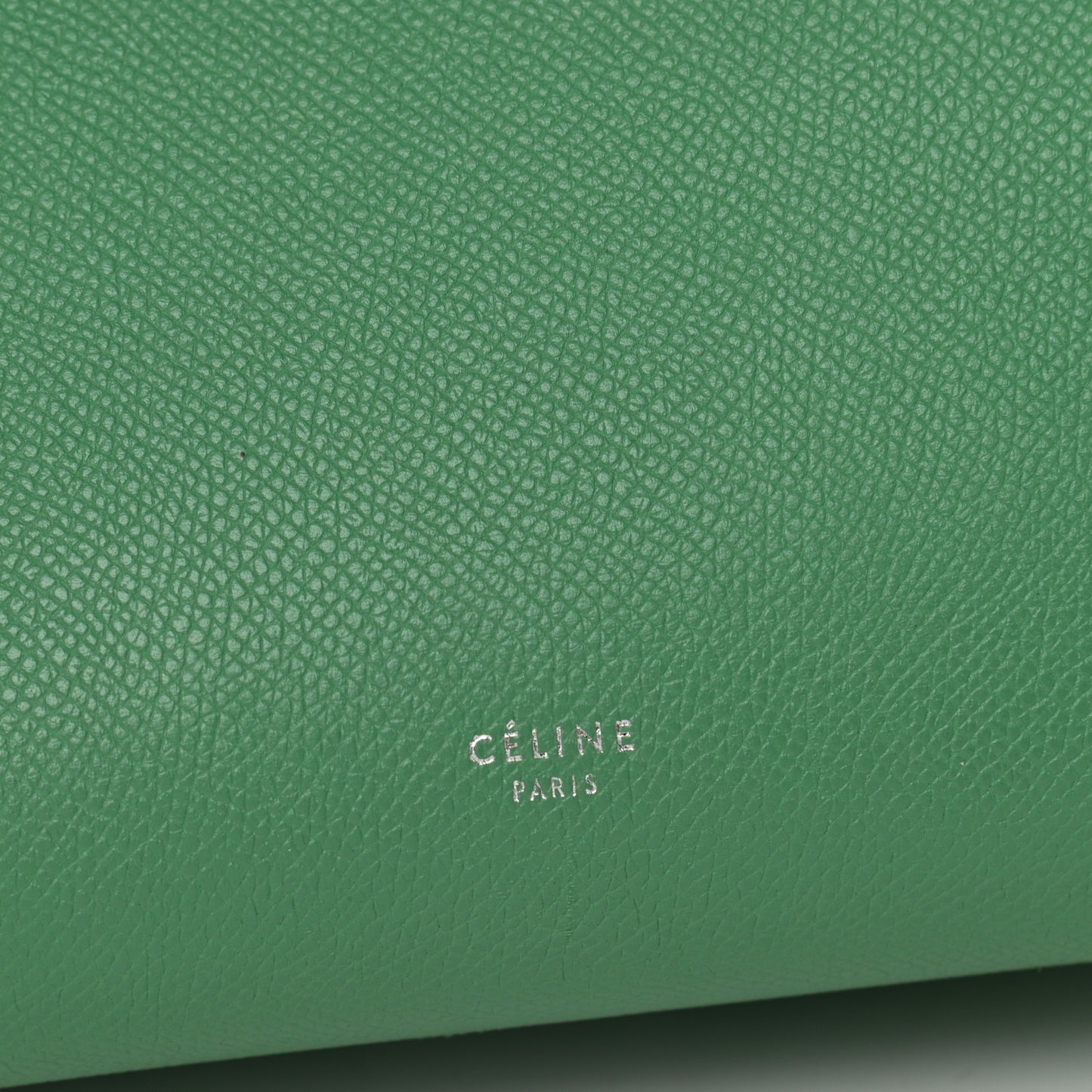 Grained Calfskin Micro Belt Bag Pop Green
