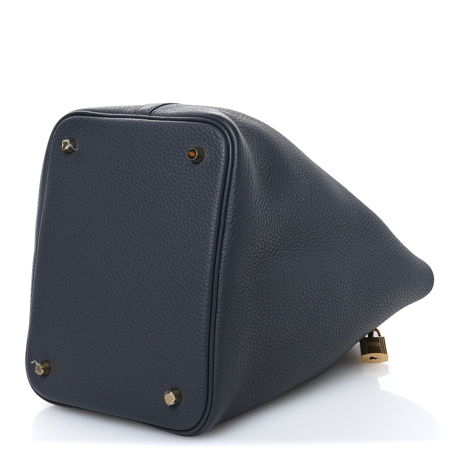 Hermes Taurillon Clemence Picotin Lock 22 MM Gris Misty 10 of 11