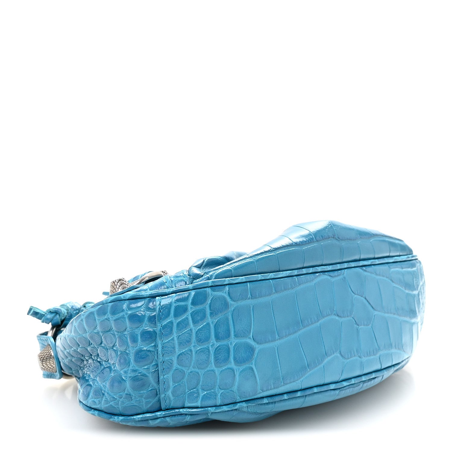 Balenciaga Agneau Arena Le Cagole Shoulder Bag XS Turquoise 4 of 10
