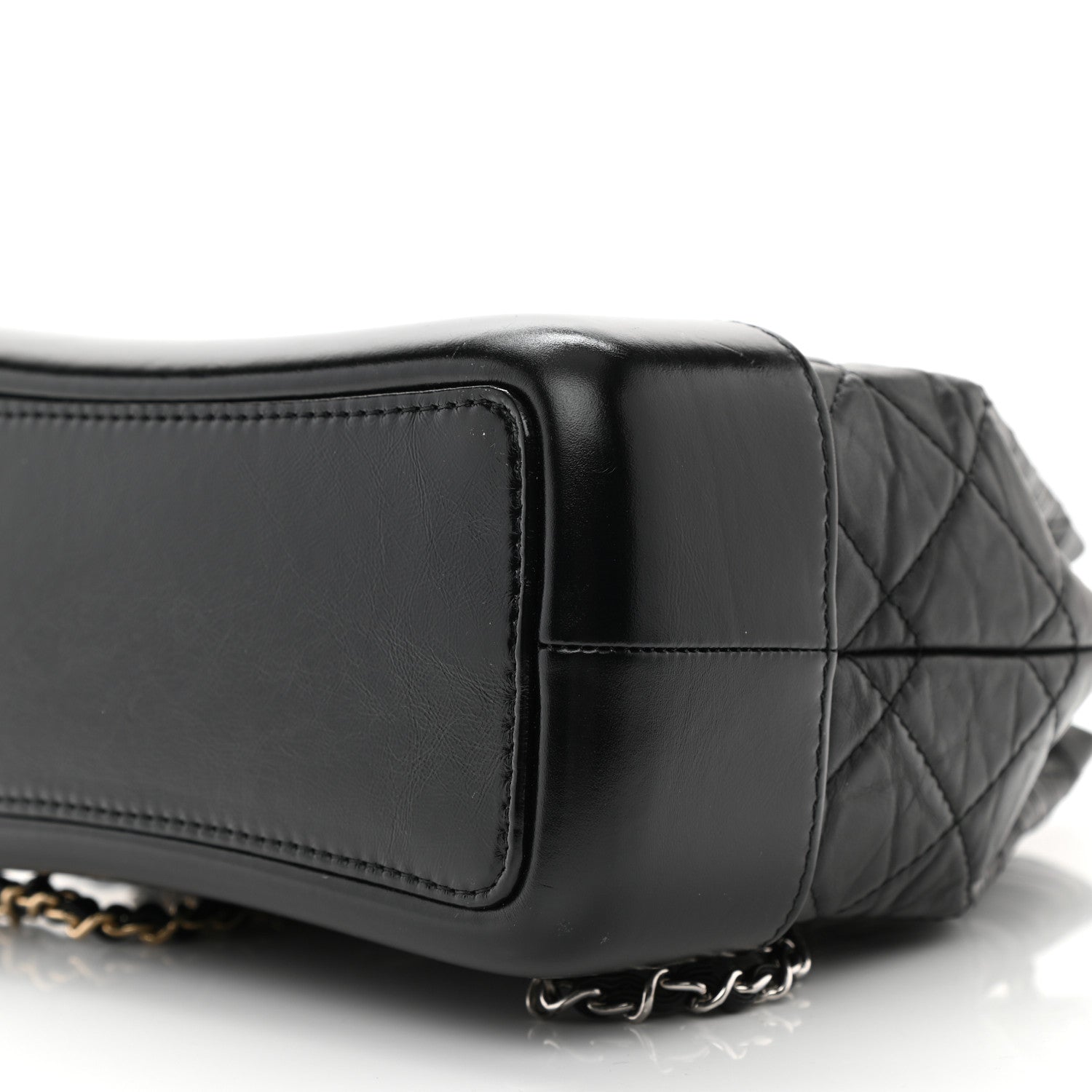 Chanel Aged Calfskin Quilted Small Gabrielle Backpack Black 10 of 11