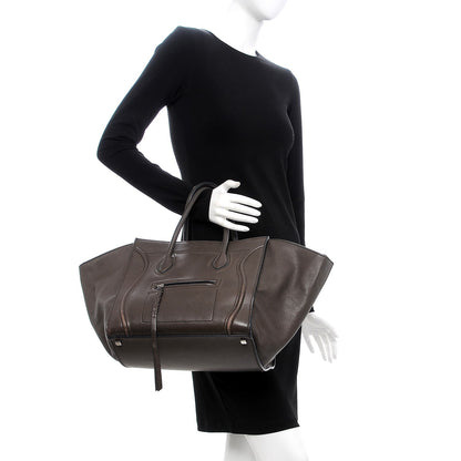 Celine Supple Calfskin Medium Phantom Luggage Anthracite 2 of 18