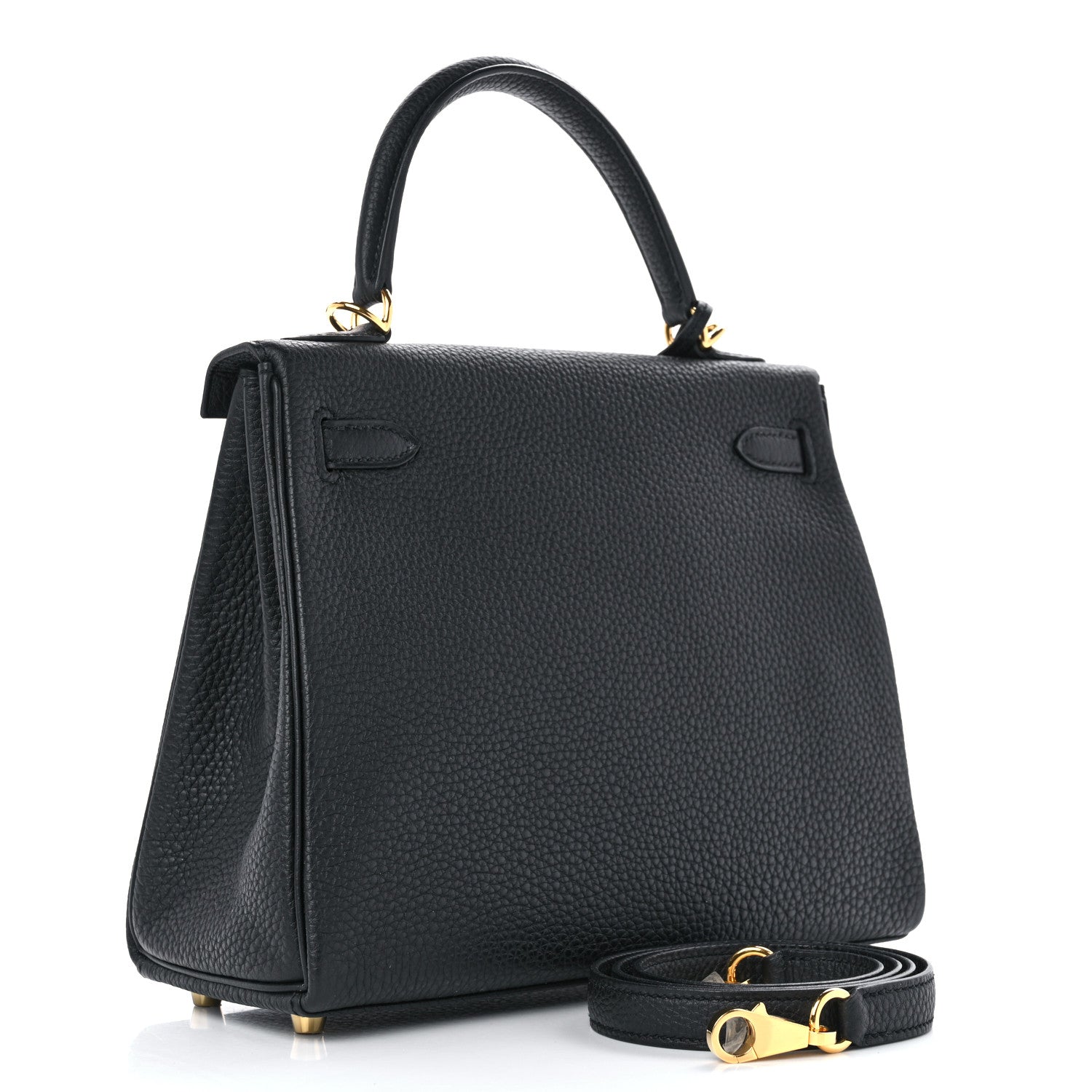 Hermes Togo Kelly Retourne 25 Black 2 of 11