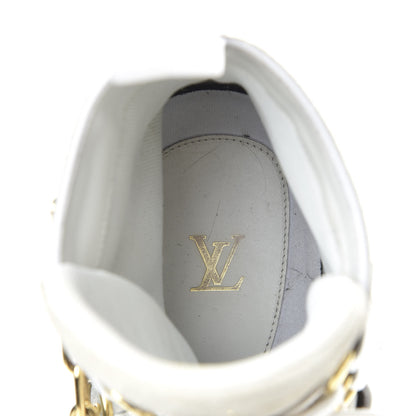 Louis Vuitton Calfskin Suede Mens Creeper Ankle Boots 9.5 White 7 of 9