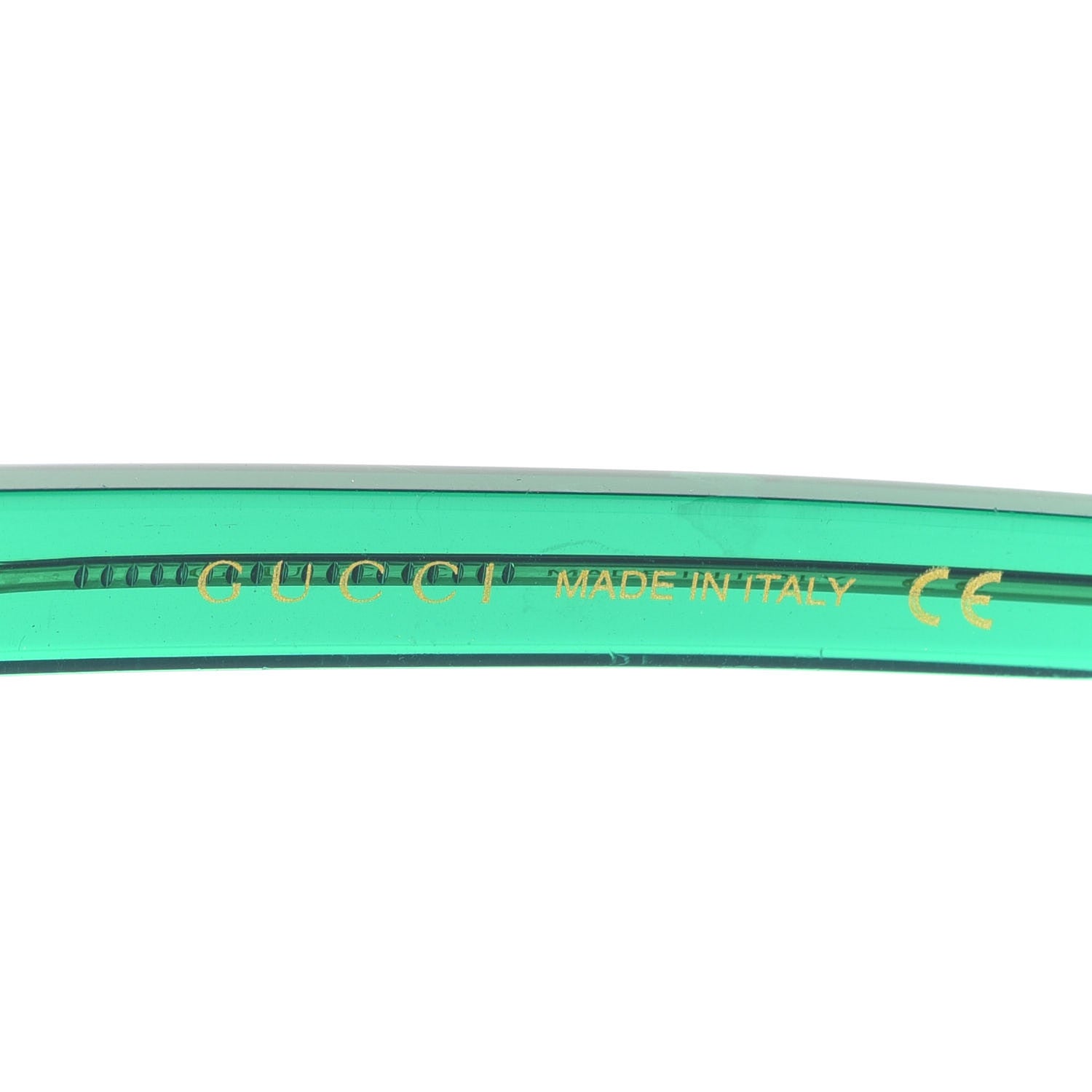 Gucci Acetate Sunglasses GG0179SA Green Red 6 of 8