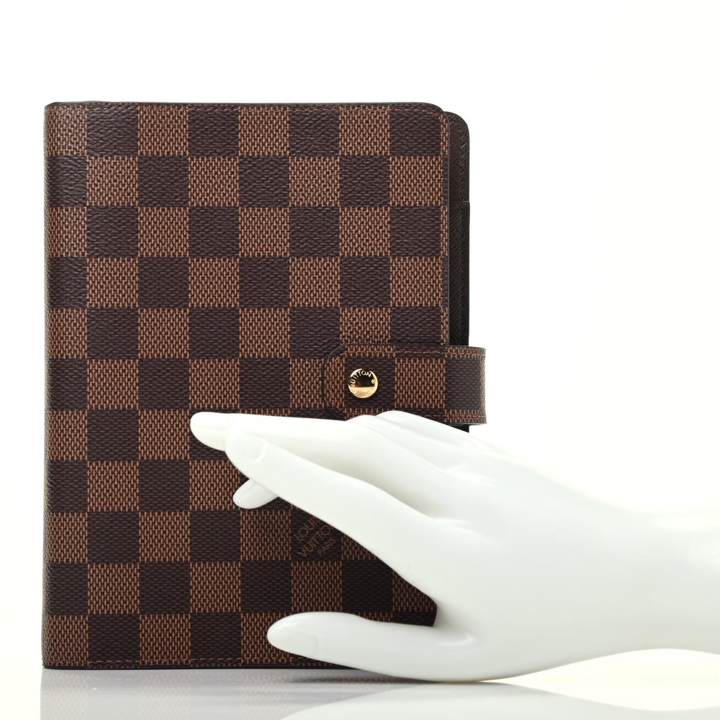 Damier Ebene Medium Ring Agenda Cover