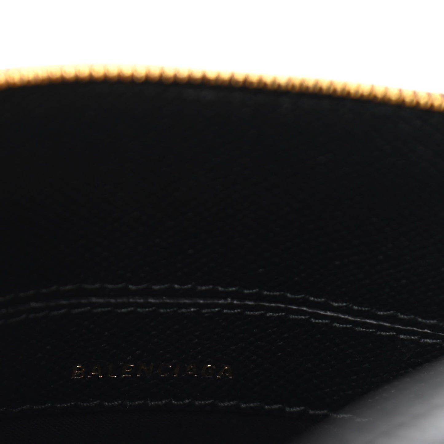Signature Grained Calfskin XXS Ville Top Handle Bag Black White