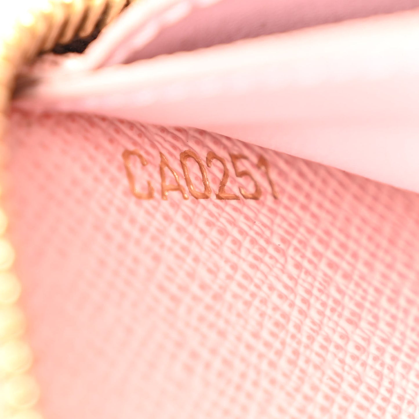 Monogram Clemence Wallet Rose Ballerine