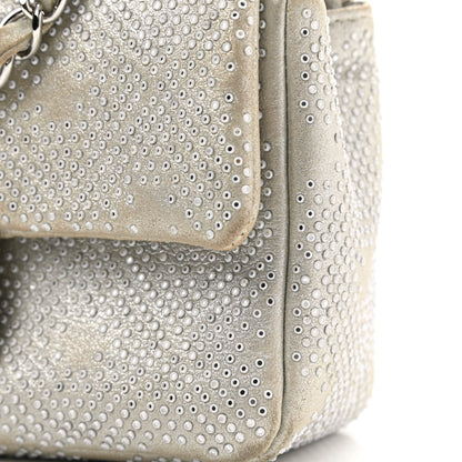Chanel Iridescent Calfskin Studded Mini Flap Silver 9 of 14