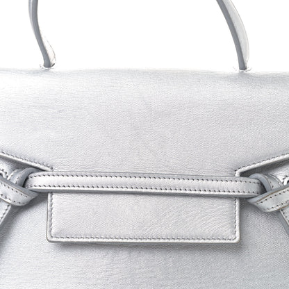 Celine Laminated Calfskin Nano Belt Bag Silver 8 of 12