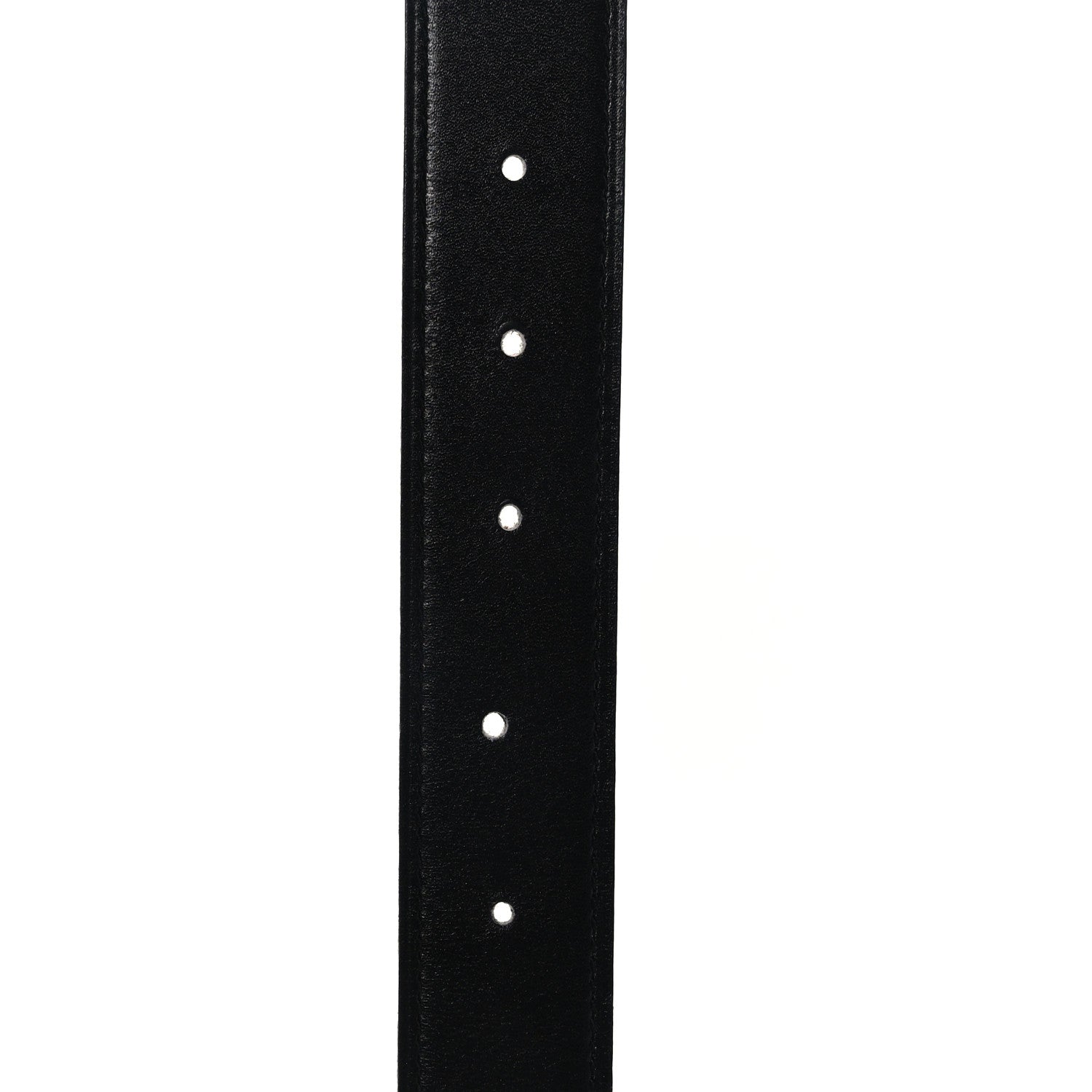Hermes Box Togo 32mm H Belt 90 36 Black Orange 5 of 5