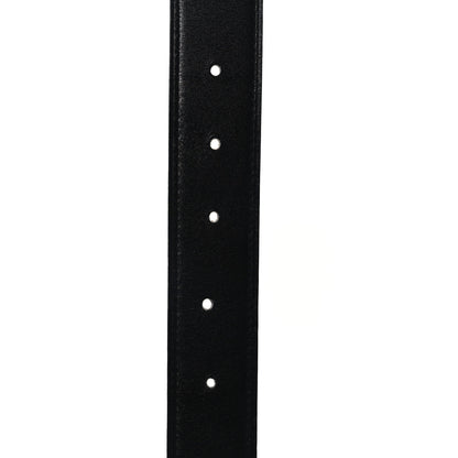 Hermes Box Togo 32mm H Belt 90 36 Black Orange 5 of 5
